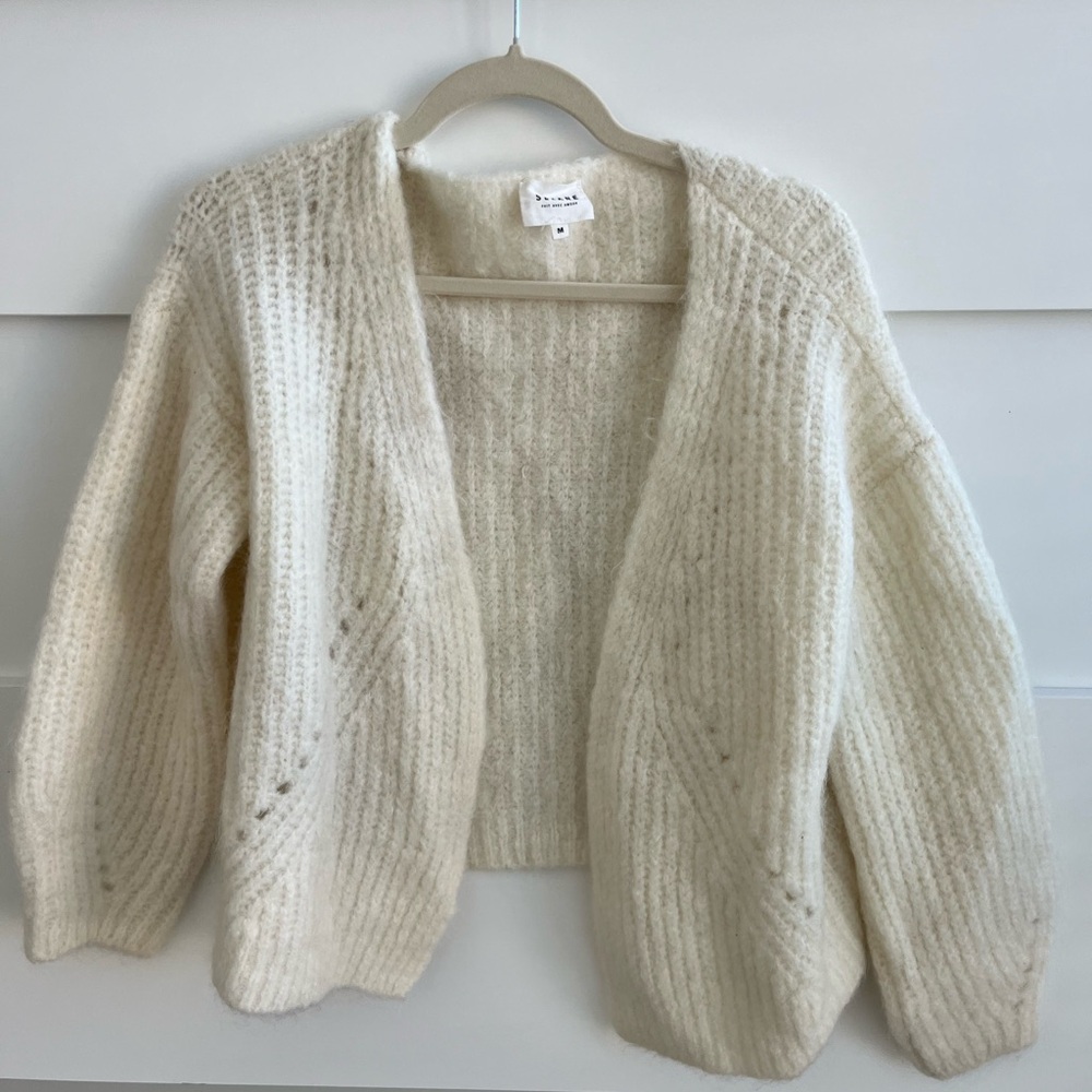 Sézane Mohair Open Cardigan